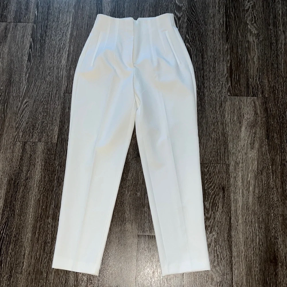 Zara White Trousers Size XS - Picture 1 of 1